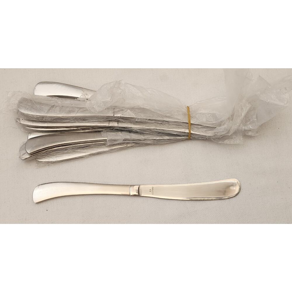 Set of 12 - WALCO 58 Dinner Knives - NEW - Free USA Shipping